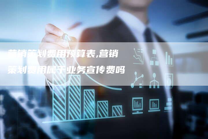 营销策划费用预算表,营销策划费用属于业务宣传费吗